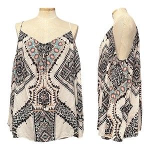 Hale Bob Women's Cold Shoulder Top Size Large L